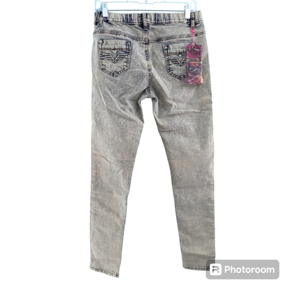 Jeans Est 1988, Size 31, Acid Wash, Stretch. NWT. Vintage Miami Jeans - Picture 3 of 10